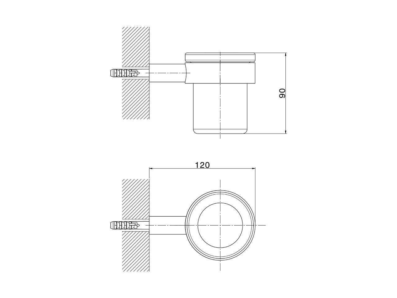 Porta bicchiere ACCESSORI BAGNO_SY090501 - v1