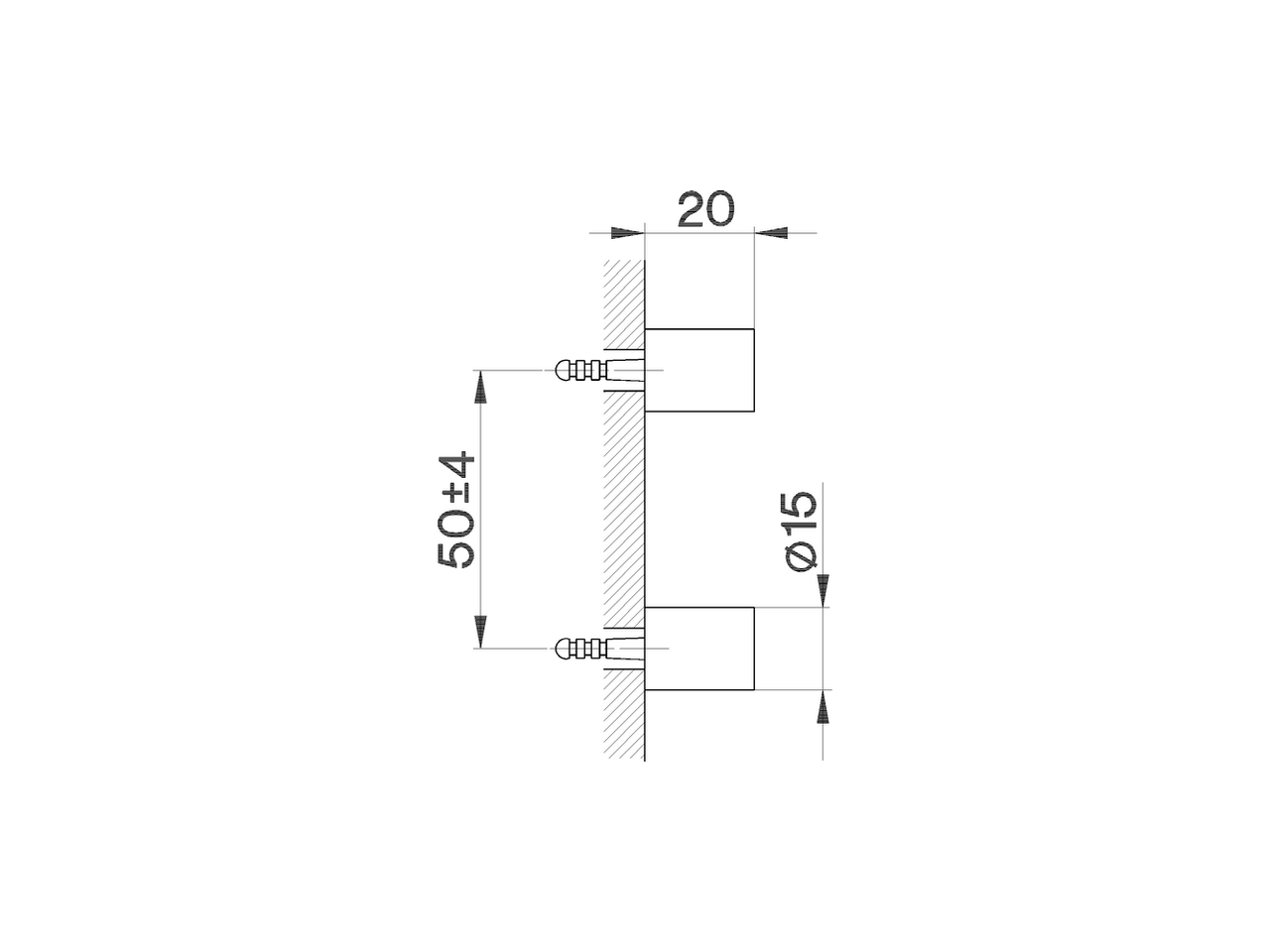 Set di fissaggio porta scopino a muro ACCESSORI BAGNO_SY090660 - v1