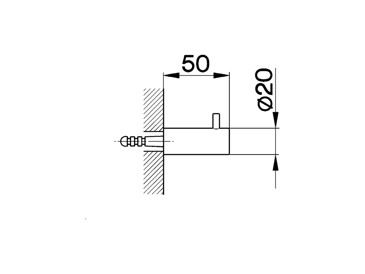 Appendino singolo ACCESSORI BAGNO_SY090710 - v1