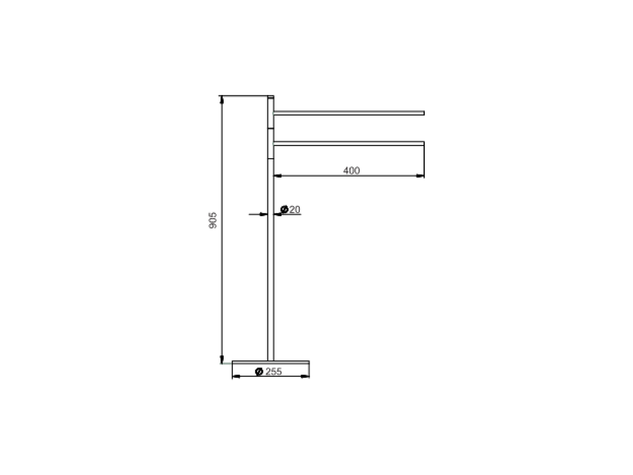 Piantana lavabo ACCESSORI BAGNO_SY090910 - v1