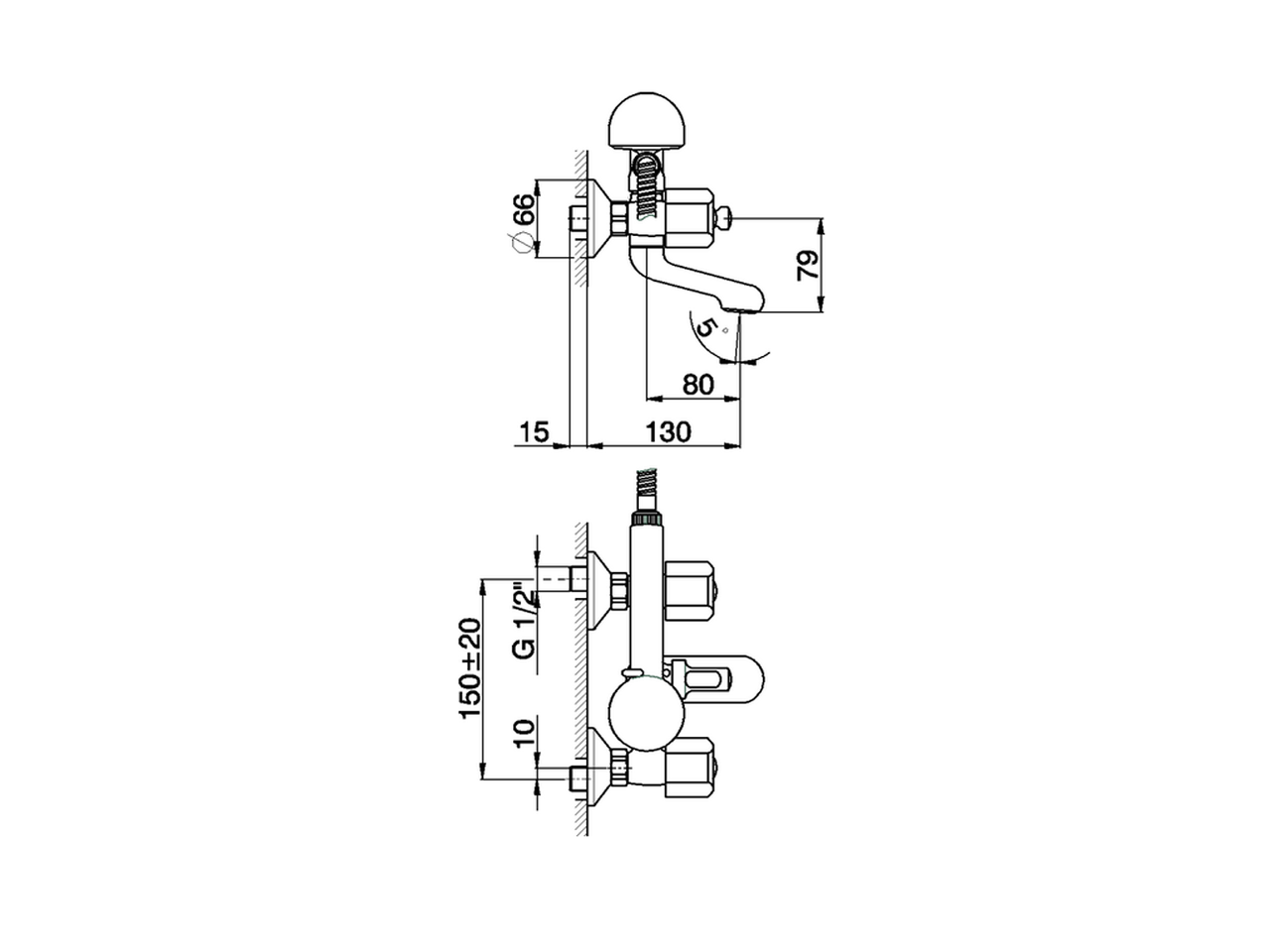 Miscelatore vasca completo TR_TR000102 - v1