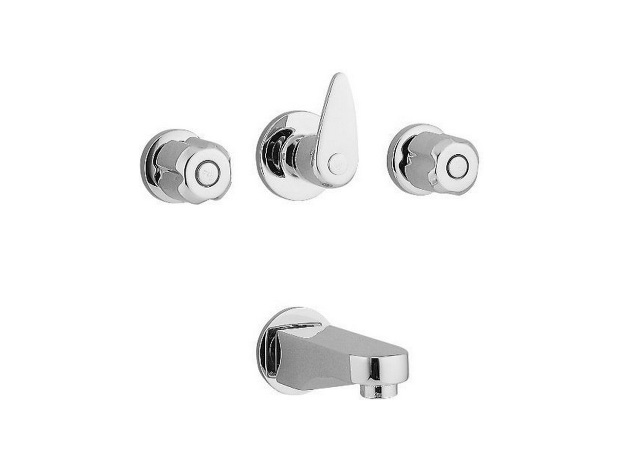 Miscelatore vasca-doccia incasso 4 fori TR_TR000210 - v1