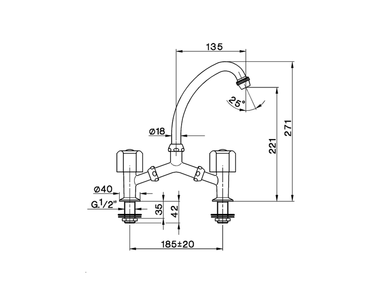 Miscelatore lavello TR_TR000600 - v1