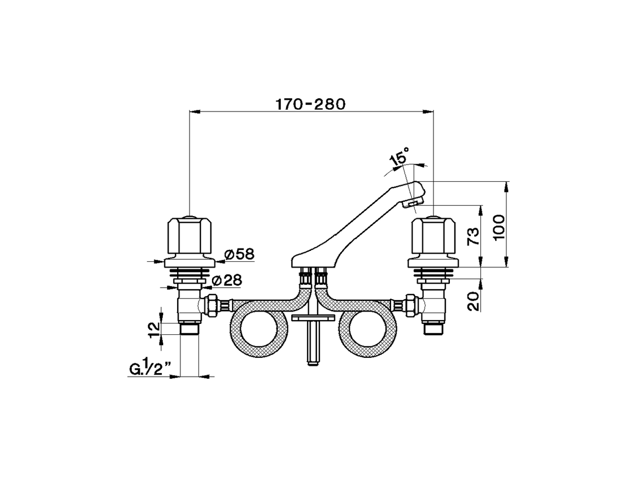 Miscelatore lavabo 3 fori TR_TR000800 - v1