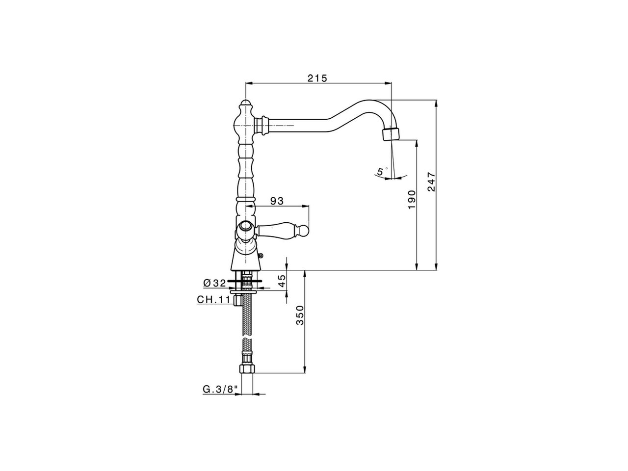 Miscelatore lavello KITCHEN_TS000530 - v1