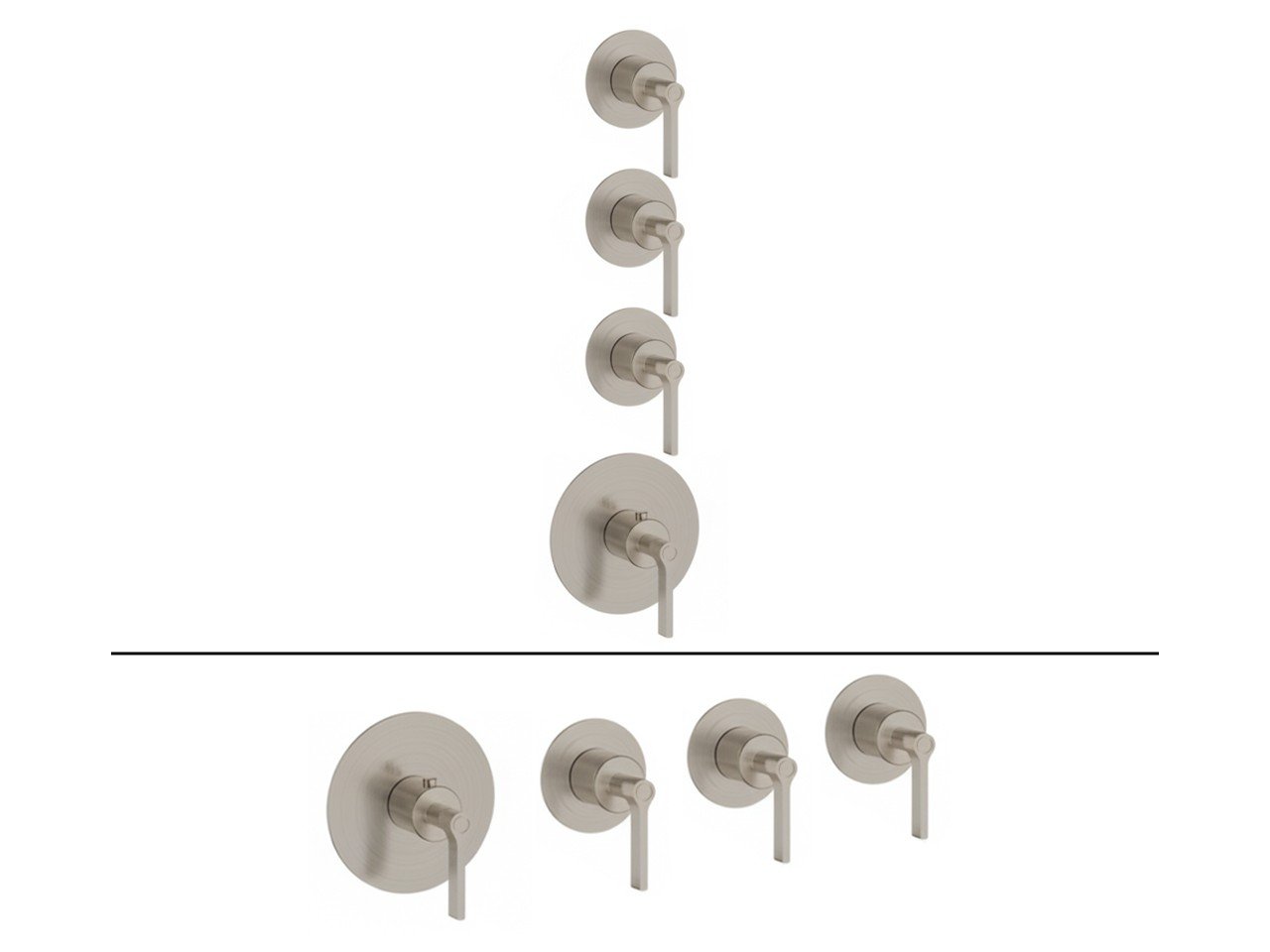 Parte esterna termo doccia incasso 3 funzioni GRACE_GL00R300 -1