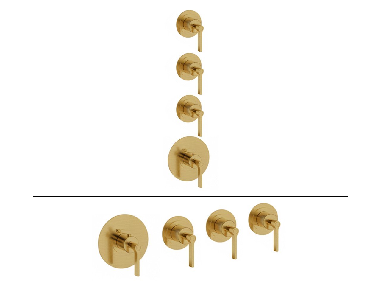 Parte esterna termo doccia incasso 3 funzioni GRACE_GL00R300 -1