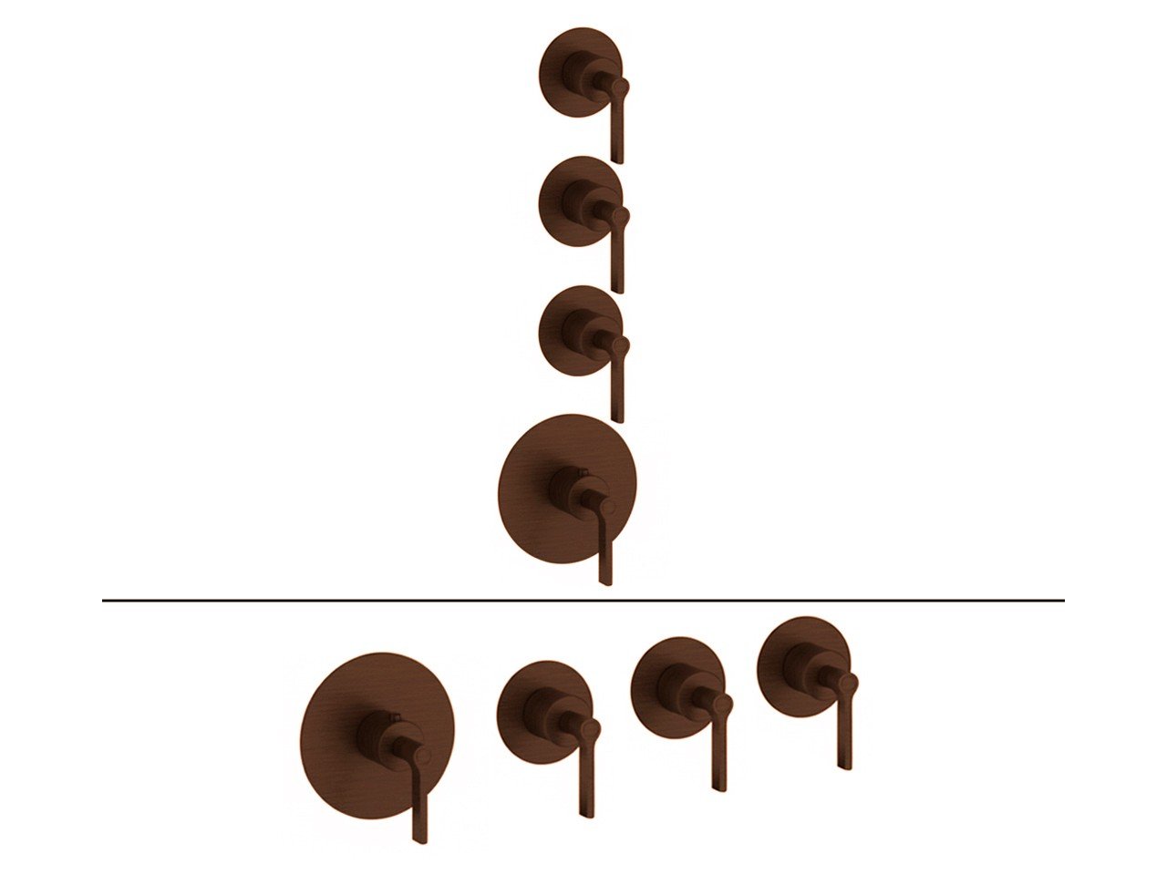 Parte esterna termo doccia incasso 3 funzioni GRACE_GL00R300 -1