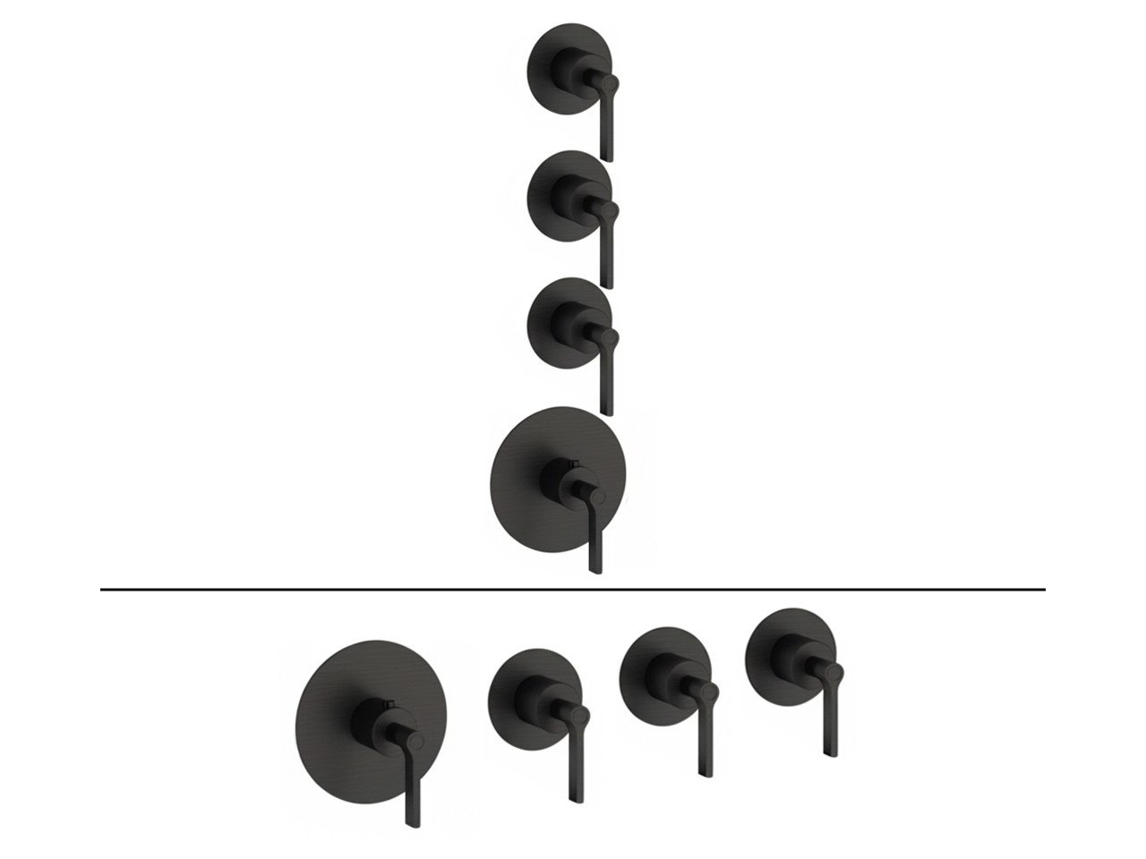 Parte esterna termo doccia incasso 3 funzioni GRACE_GL00R300 -1