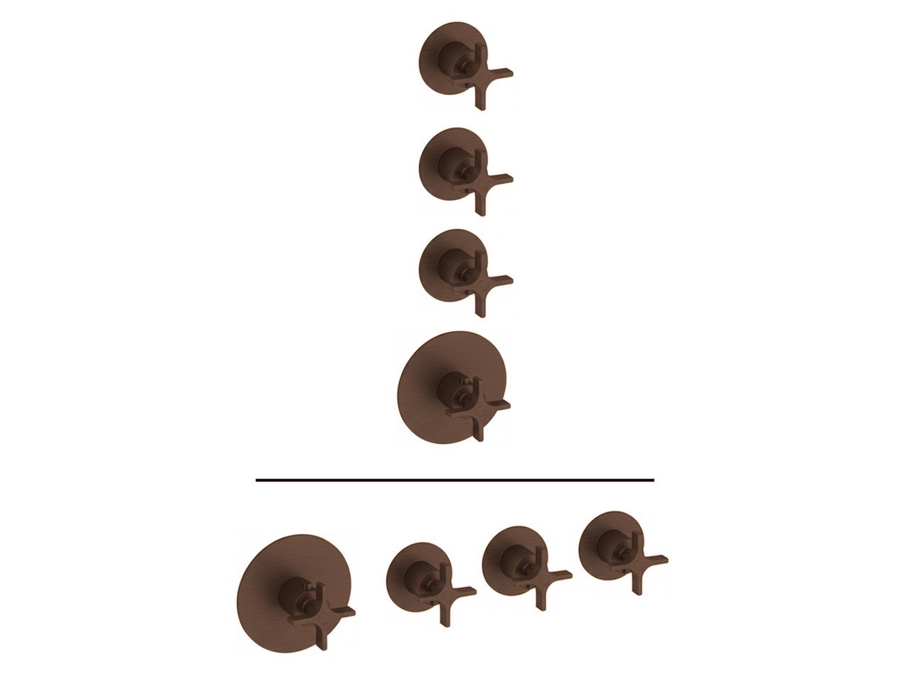 Parte esterna termo doccia incasso 3 funzioni GRACE_GS00R300 -1