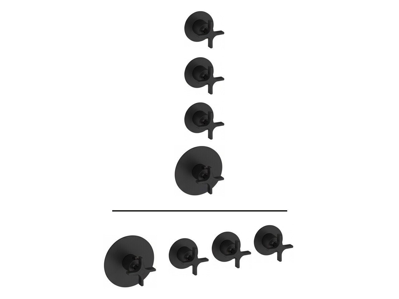 Parte esterna termo doccia incasso 3 funzioni GRACE_GS00R300 -1