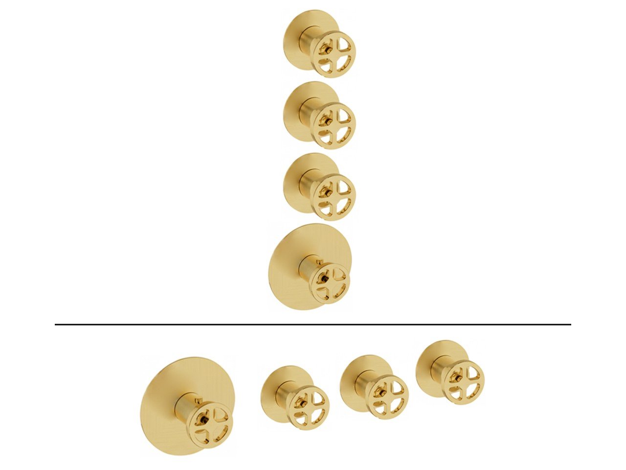 Parte esterna termo doccia incasso 3 funzioni GRACE_MN00R300 -1