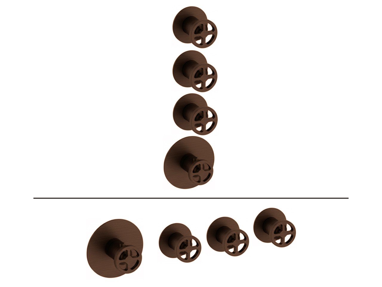 Parte esterna termo doccia incasso 3 funzioni GRACE_MN00R300 -1