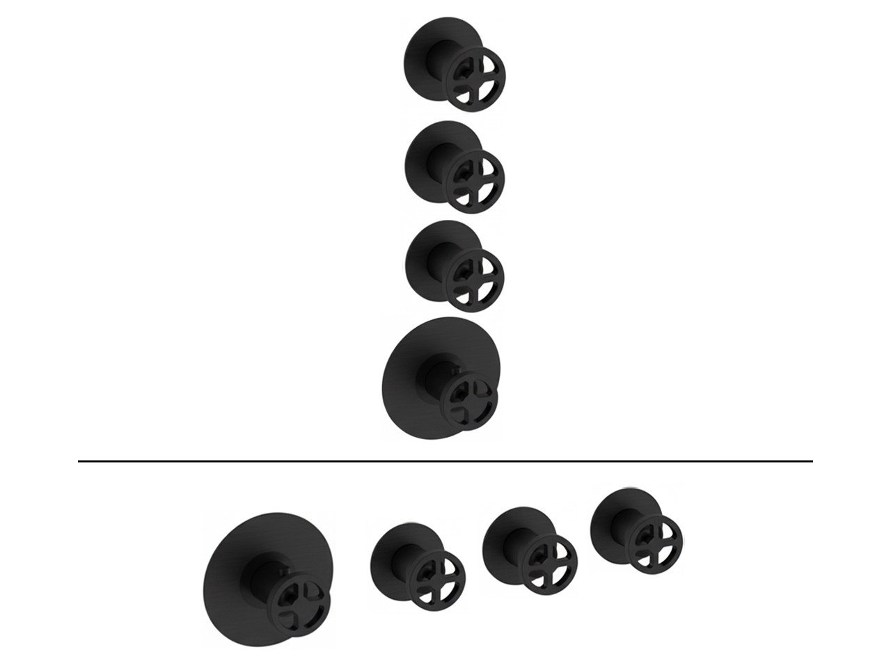 Parte esterna termo doccia incasso 3 funzioni GRACE_MN00R300 -1