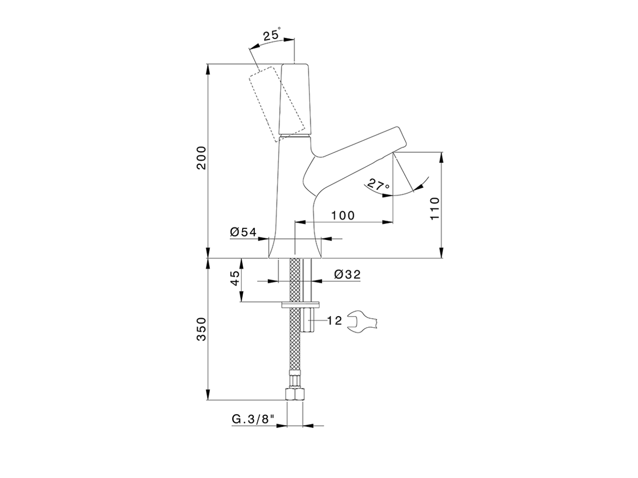 Miscelatore monocomando lavabo VITA_VI000544 - v1