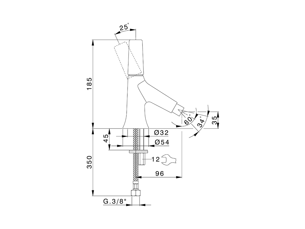Miscelatore monocomando bidet VITA_VI000564 - v1