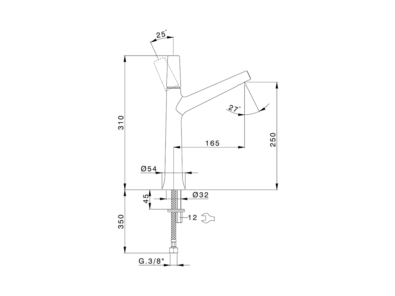 Miscelatore monocomando lavabo alto VITA_VI003544 - v1