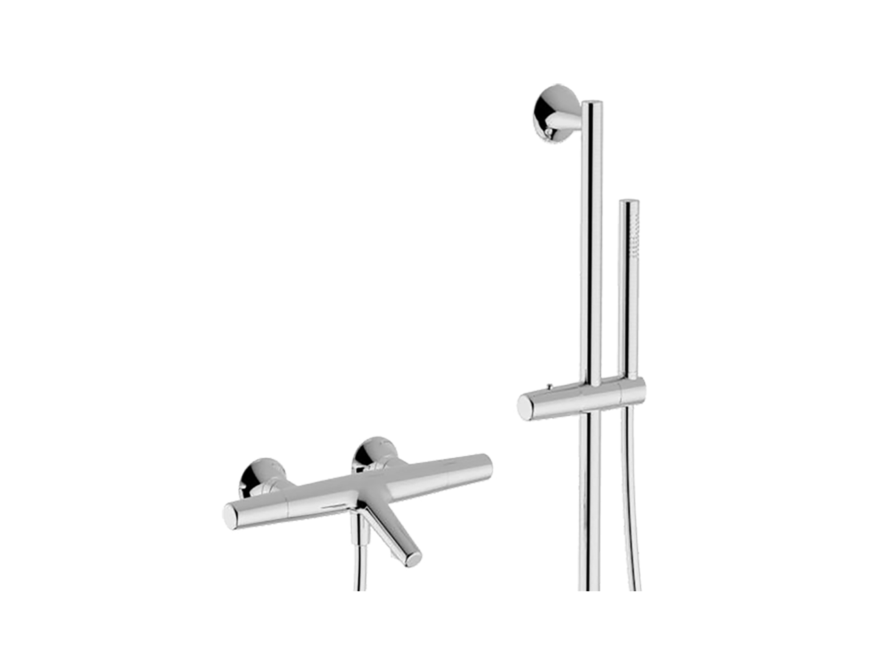 Miscelatore termostatico vasca con saliscendi VITA_VIS21010 - v1