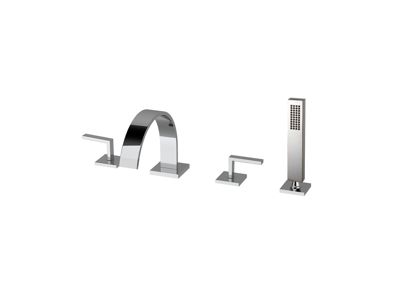 CisalMiscelatore bordo vasca 4 fori WAVE_WA000262