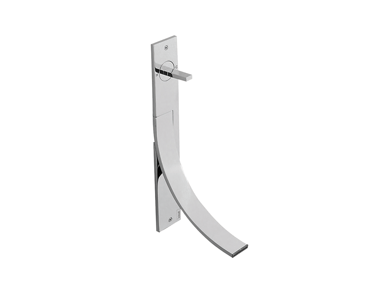 Miscelatore monocomando lavabo a parete verticale WAVE_WA003511 - v1