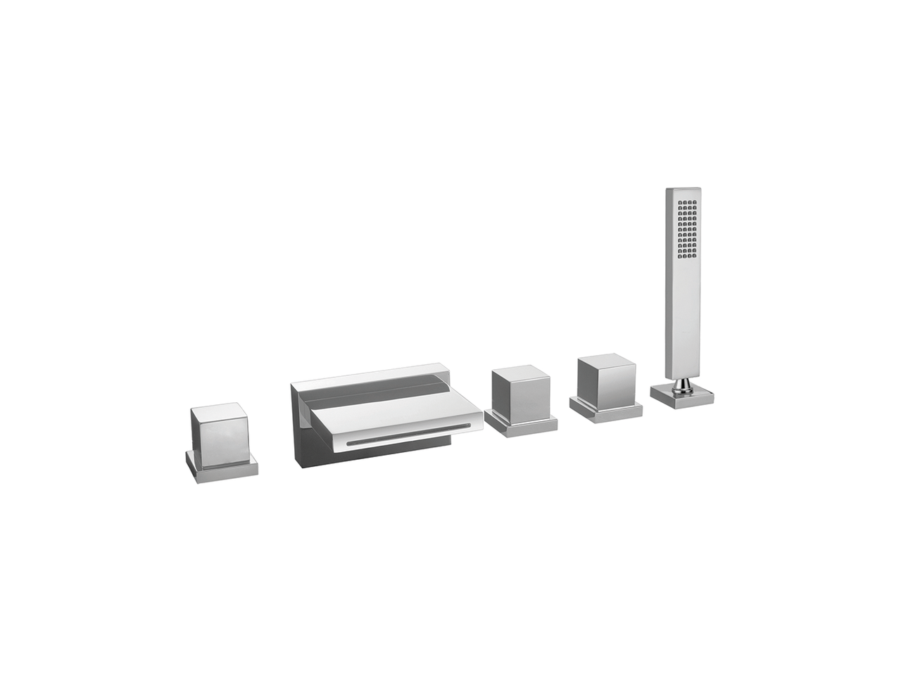 CisalMiscelatore bordo vasca 5 fori WAVE_WE000260