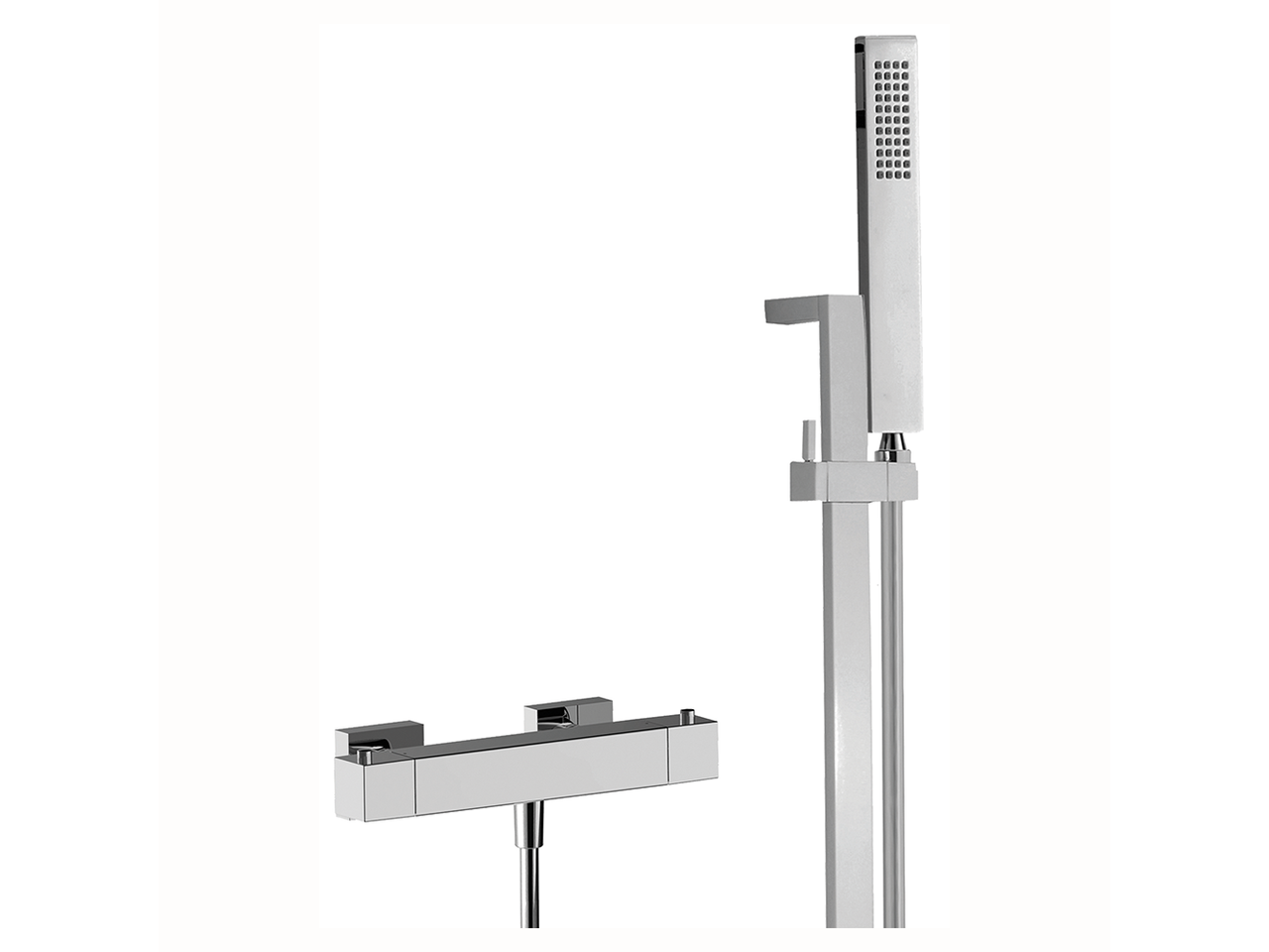 Miscelatore termostatico doccia con saliscendi WAVE_WES01010 - v1