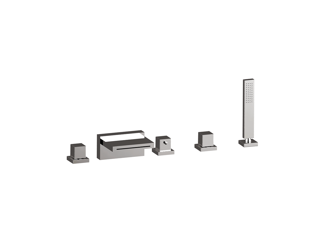 CisalMiscelatore termostatico bordo vasca 5 fori WAVE_WET77010