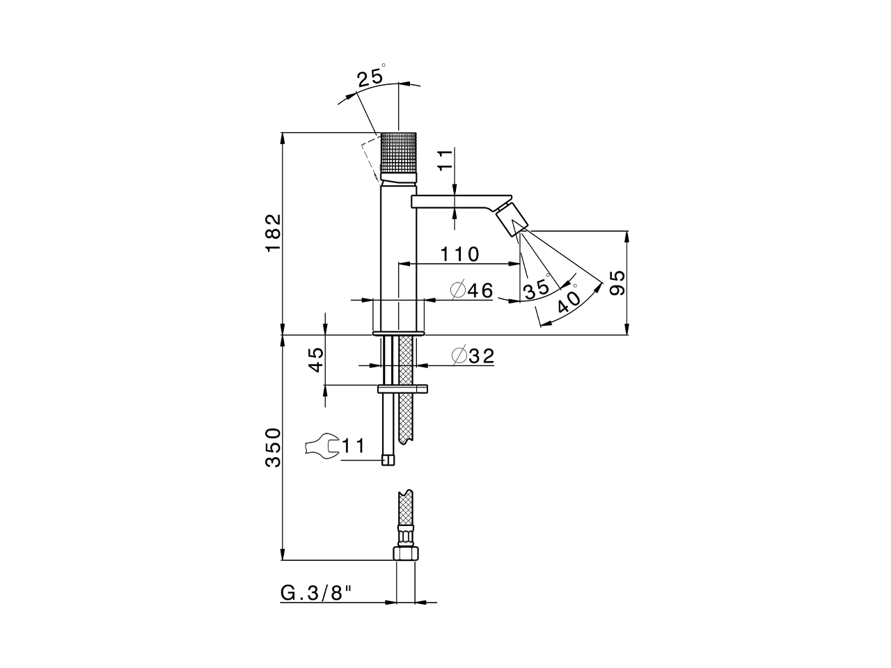 Miscelatore monocomando bidet NUANCE X32_X2000564 - v1