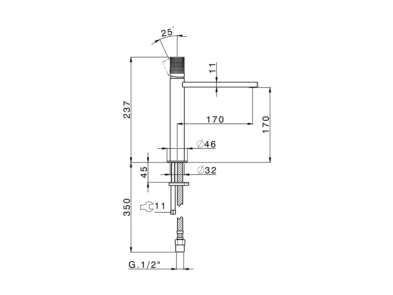 Miscelatore monocomando lavabo medio NUANCE X32_X2001504 - v1