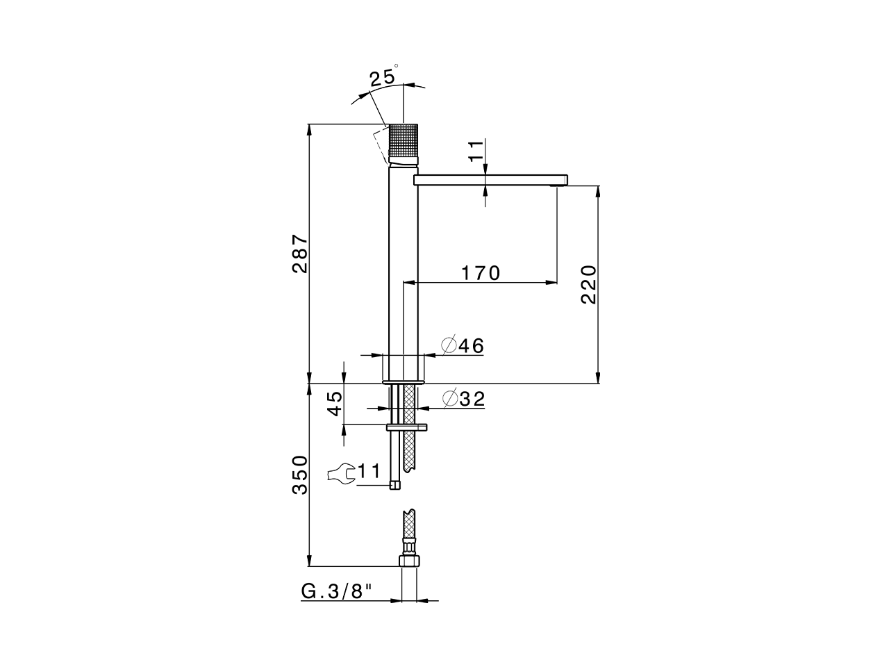 Miscelatore monocomando lavabo alto NUANCE X32_X2003544 - v1