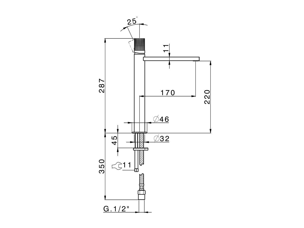Miscelatore monocomando lavabo alto NUANCE X32_X2003544 - v1