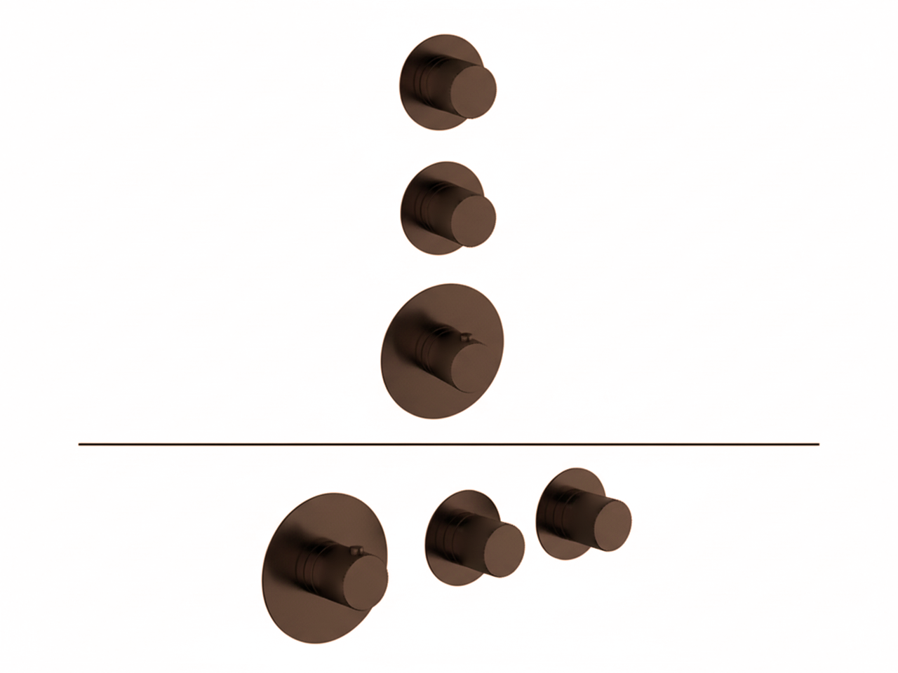 Parte esterna termo doccia incasso 2 funzioni WELLNESS_X300R200 -1