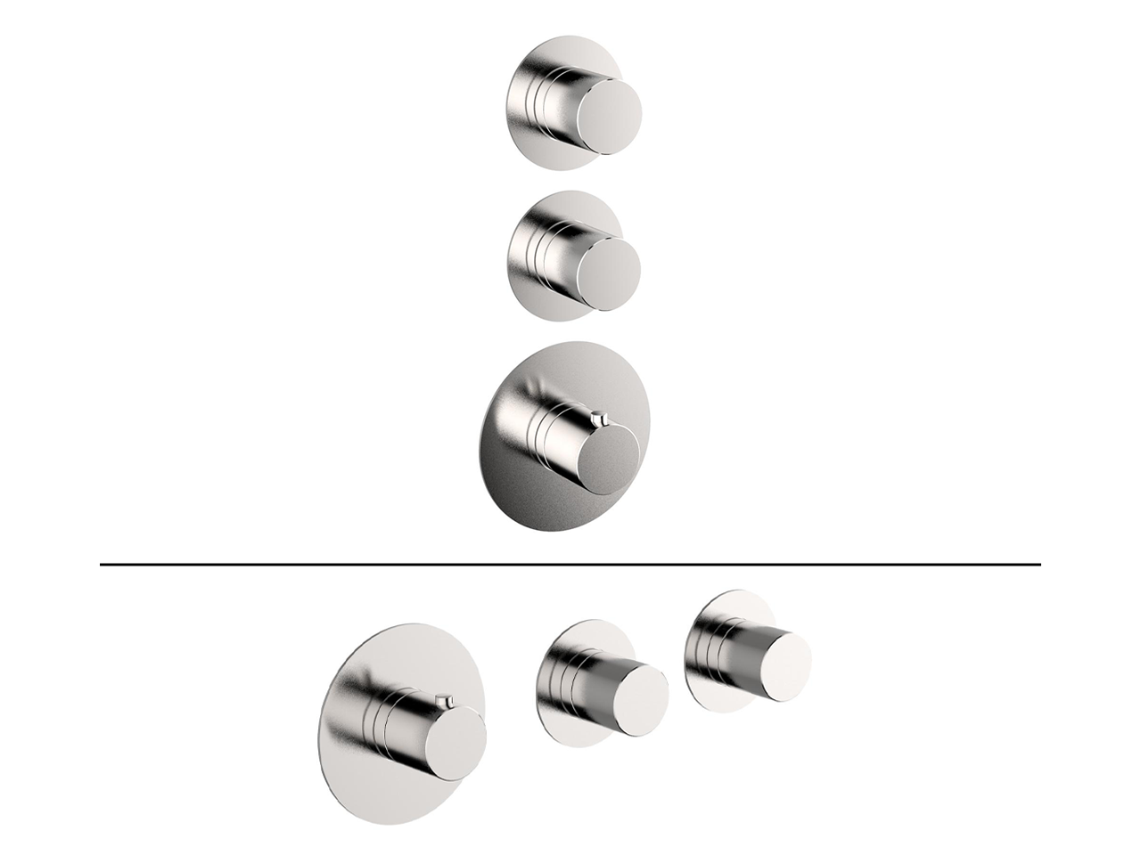 CisalParte esterna termo doccia incasso 2 funzioni SMOOTH X32_X300R200