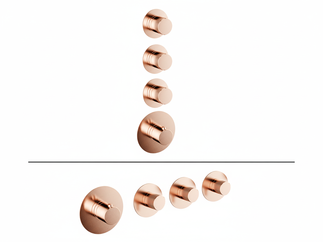 Parte esterna termo doccia incasso 3 funzioni WELLNESS_X300R300 -1