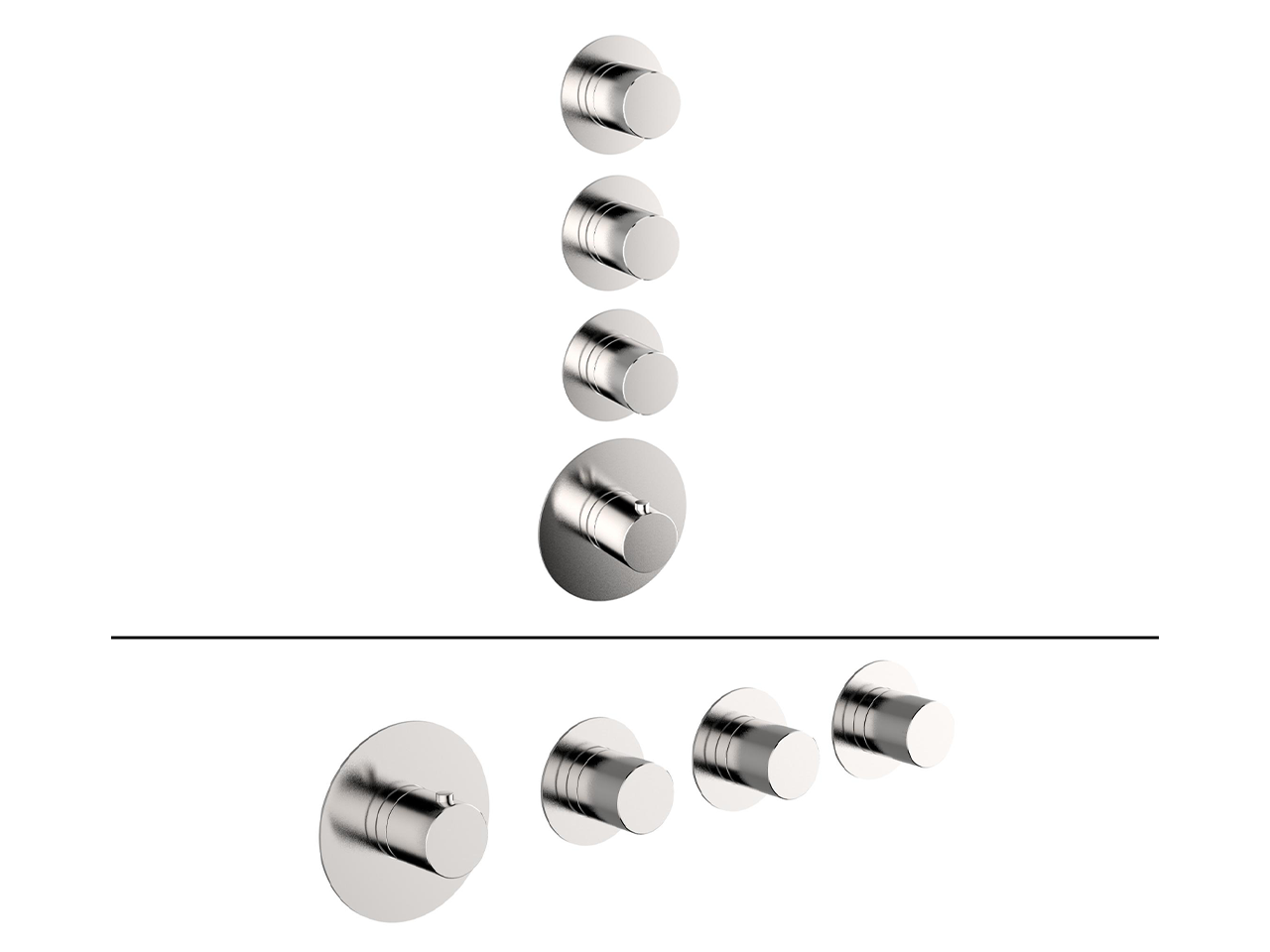 CisalParte esterna termo doccia incasso 3 funzioni WELLNESS_X300R300