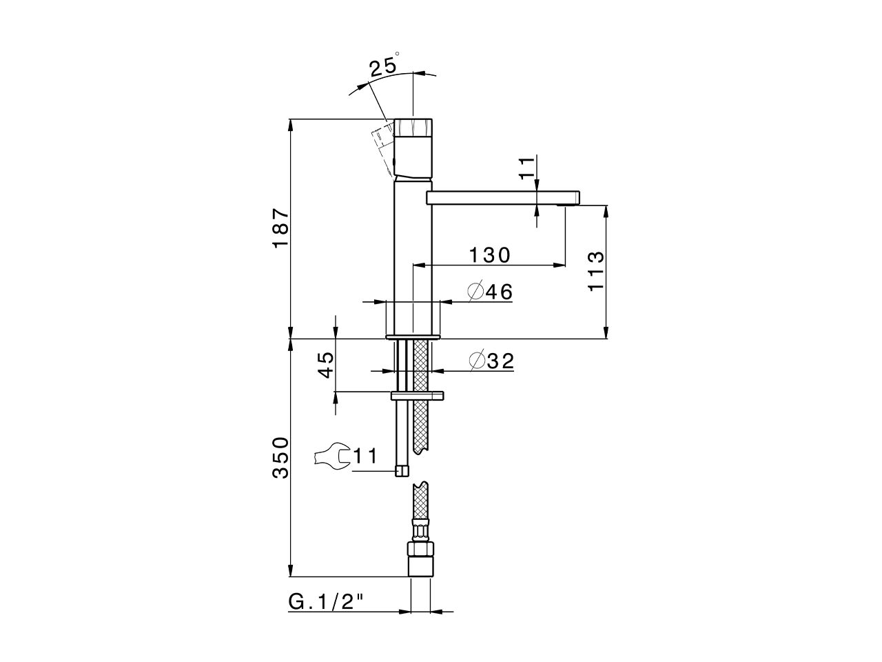 Miscelatore monocomando lavabo large MARBLE X32_X6000504 - v1
