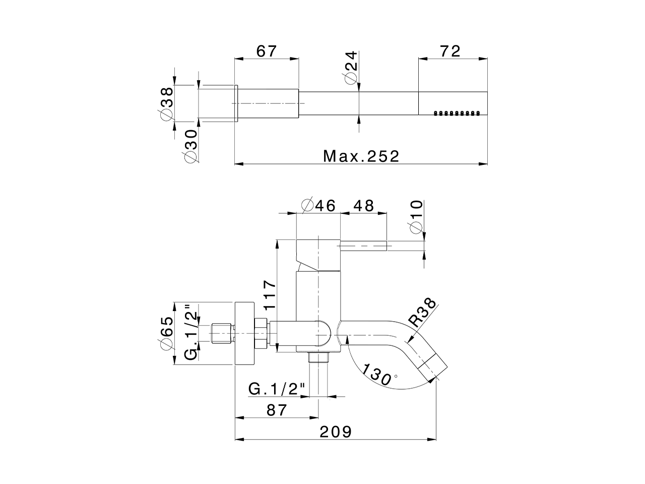 Miscelatore progressivo vasca completo XION_XI000121 - v1