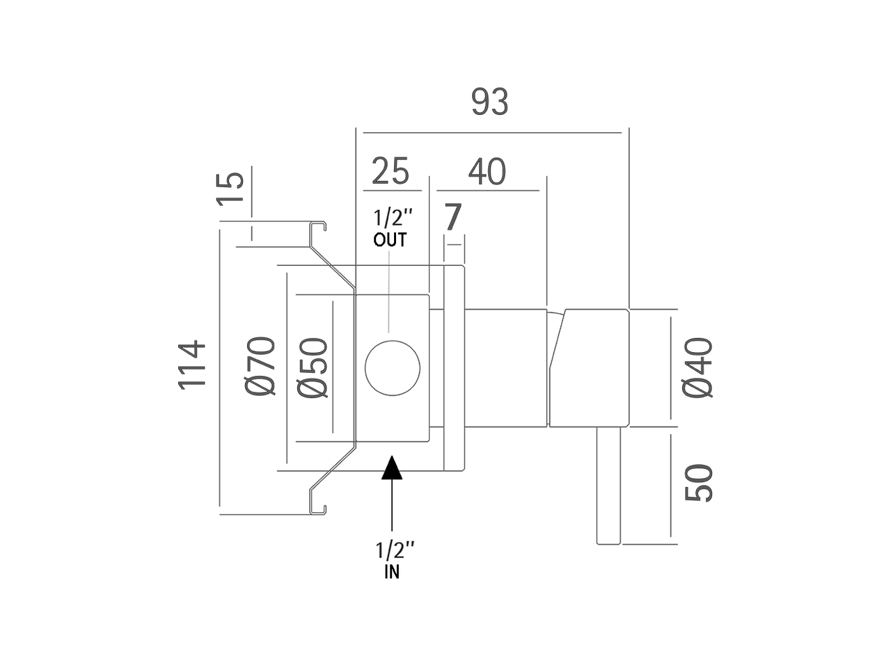 Deviatore incasso 2 uscite XION_XI000200 - v1