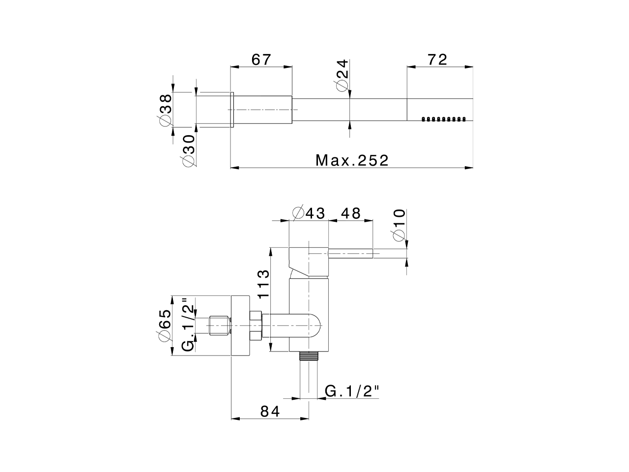 Miscelatore progressivo doccia completo XION_XI000451 - v1