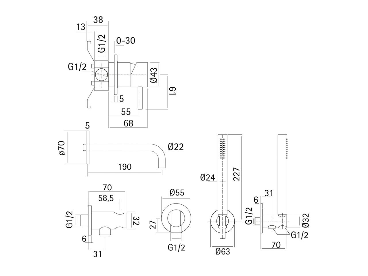 Miscelatore monocomando vasca incasso XION_XI001101 - v1