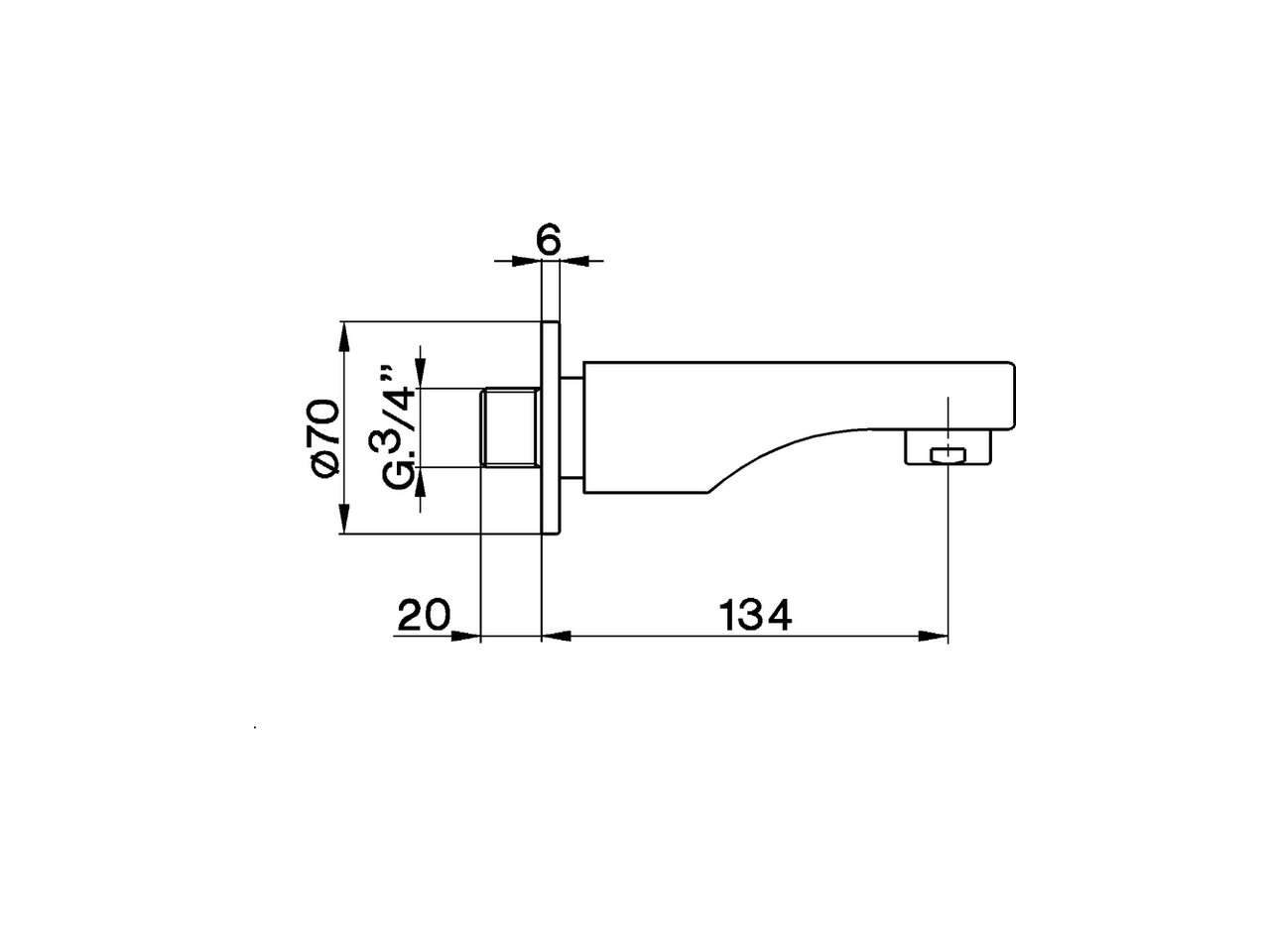 Bocca di erogazione COMPLEMENTI_ZA000240 - v1