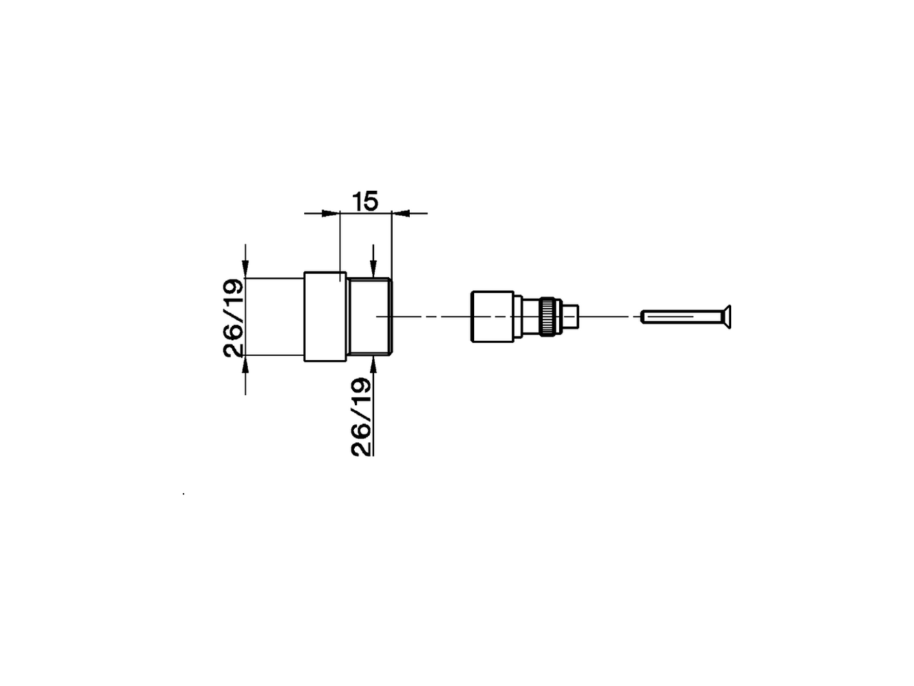 Prolunga +15 mm COMPLEMENTI_ZA000420 - v1