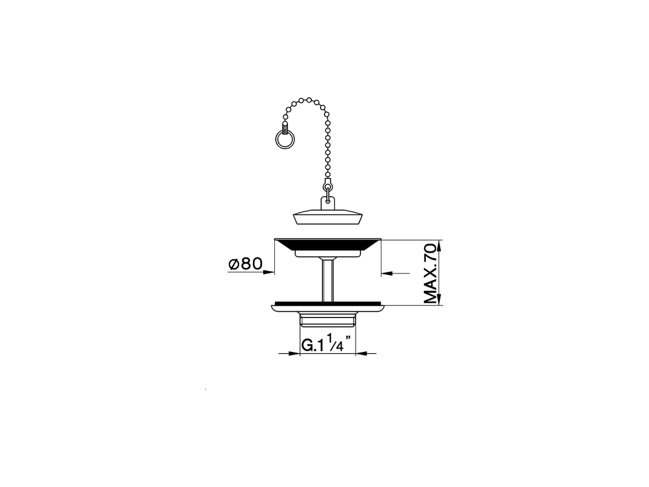 Piletta per lavello COMPLEMENTI_ZA001600 - v1