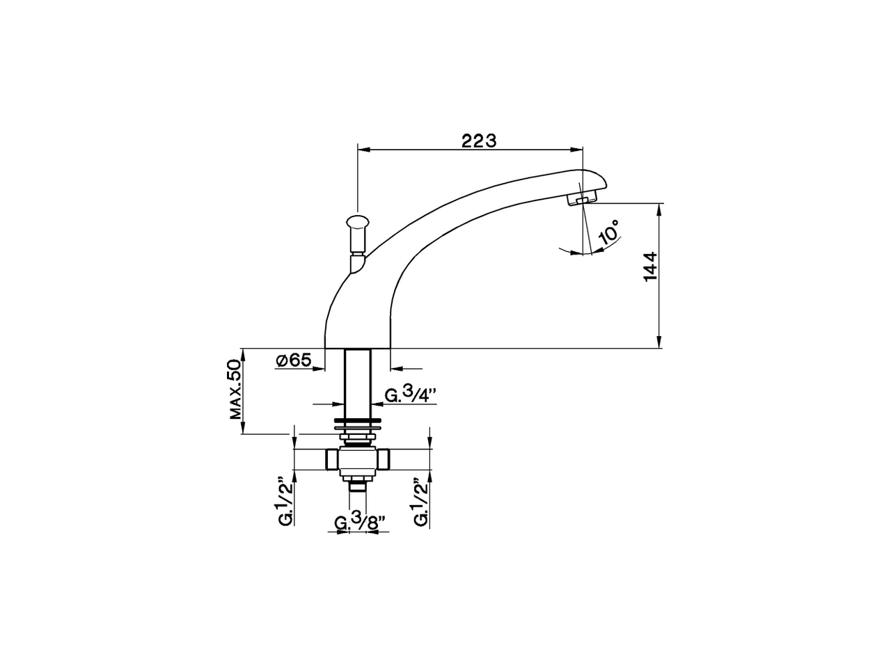 Bocca bordo vasca COMPLEMENTI_ZA002600 - v1