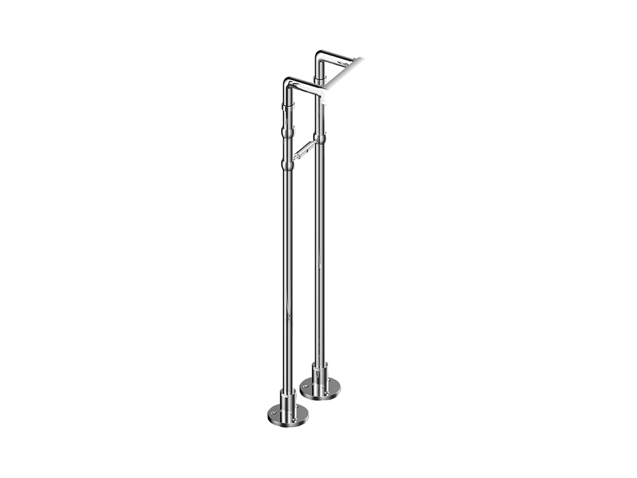 Coppia colonne a pavimento COMPLEMENTI_ZA003830 - v1