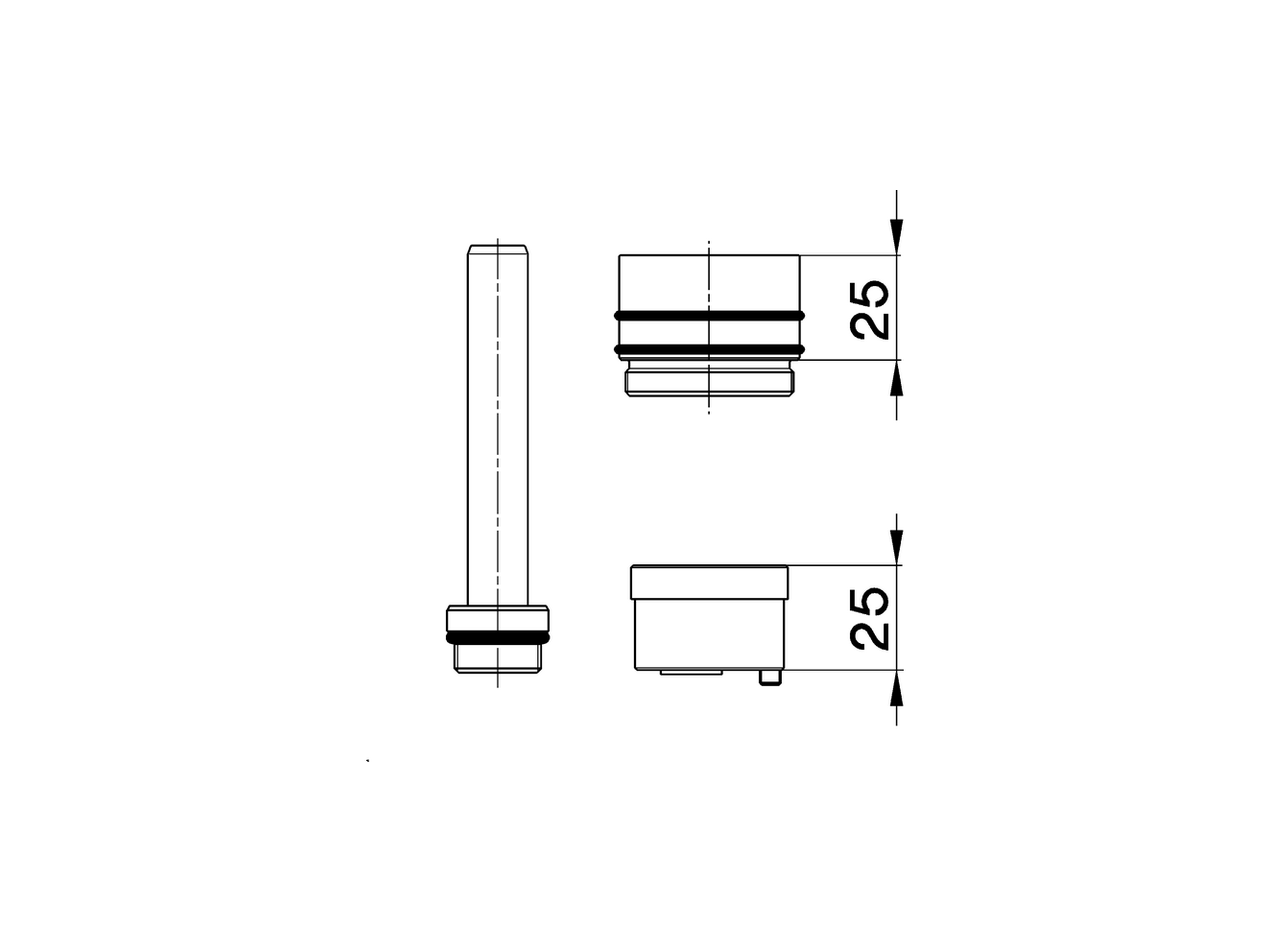 Prolunga +25 mm COMPLEMENTI_ZA008040 - v1