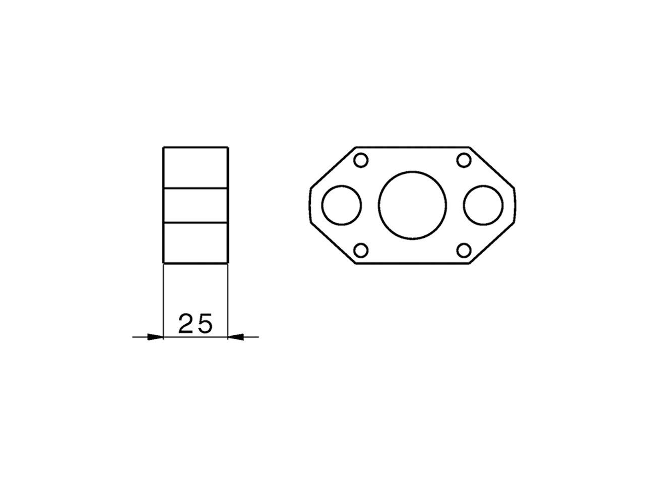 Prolunga +25 mm ONE BOX_ZA008590 - v1