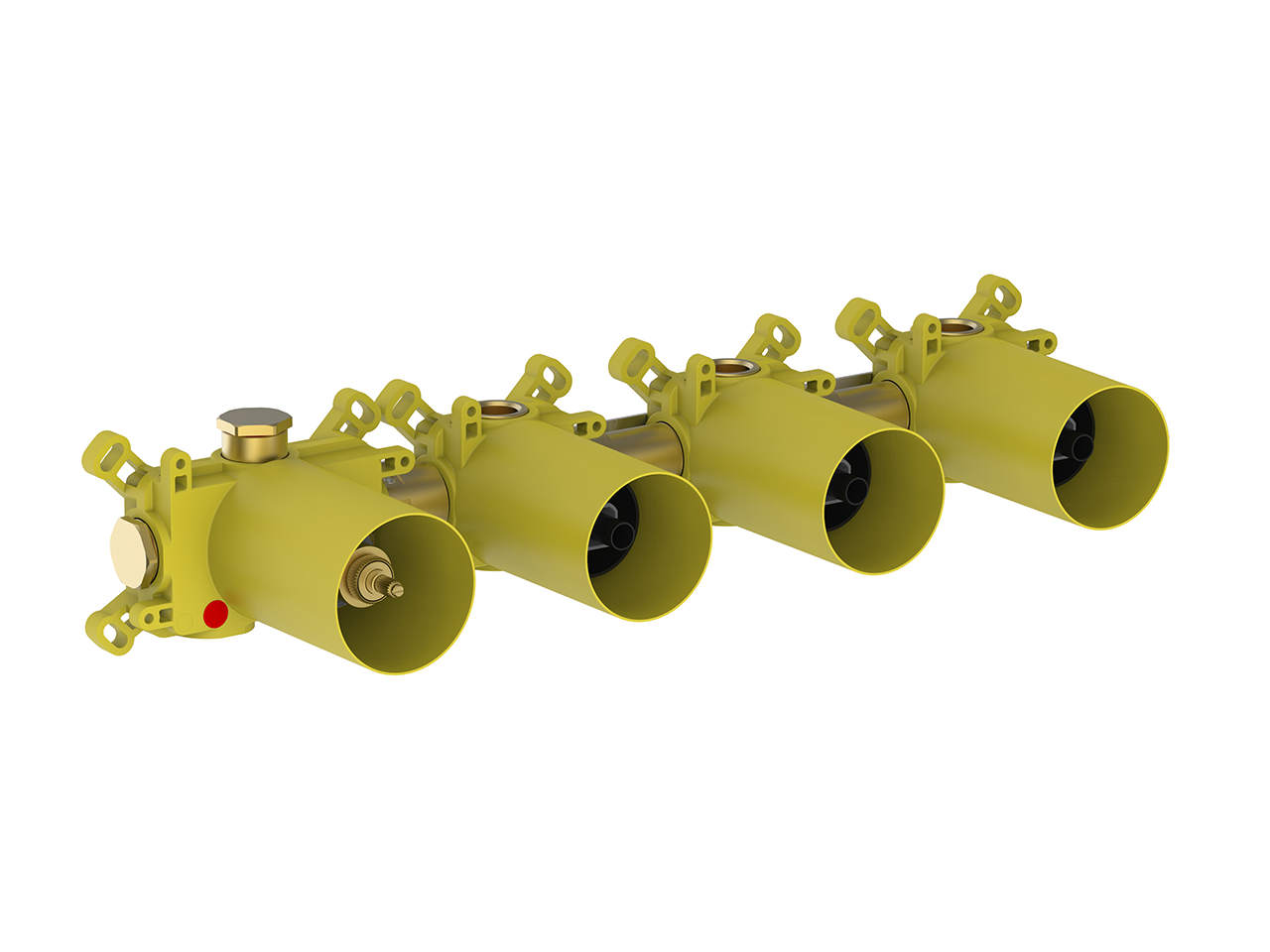 CisalParte incasso termostatico 3 funzioni PUSH