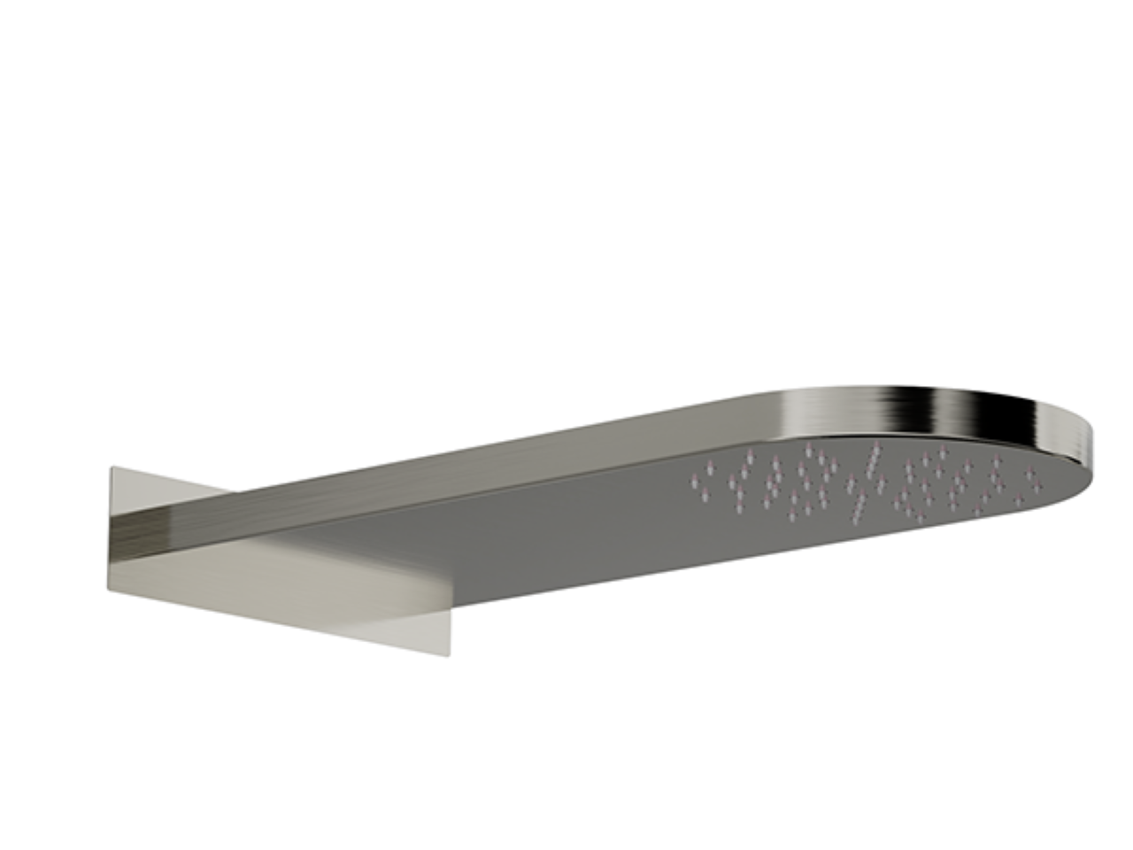 Soffione a parete rettangolare stondato ZEN SHOWER_ZS022020 -1