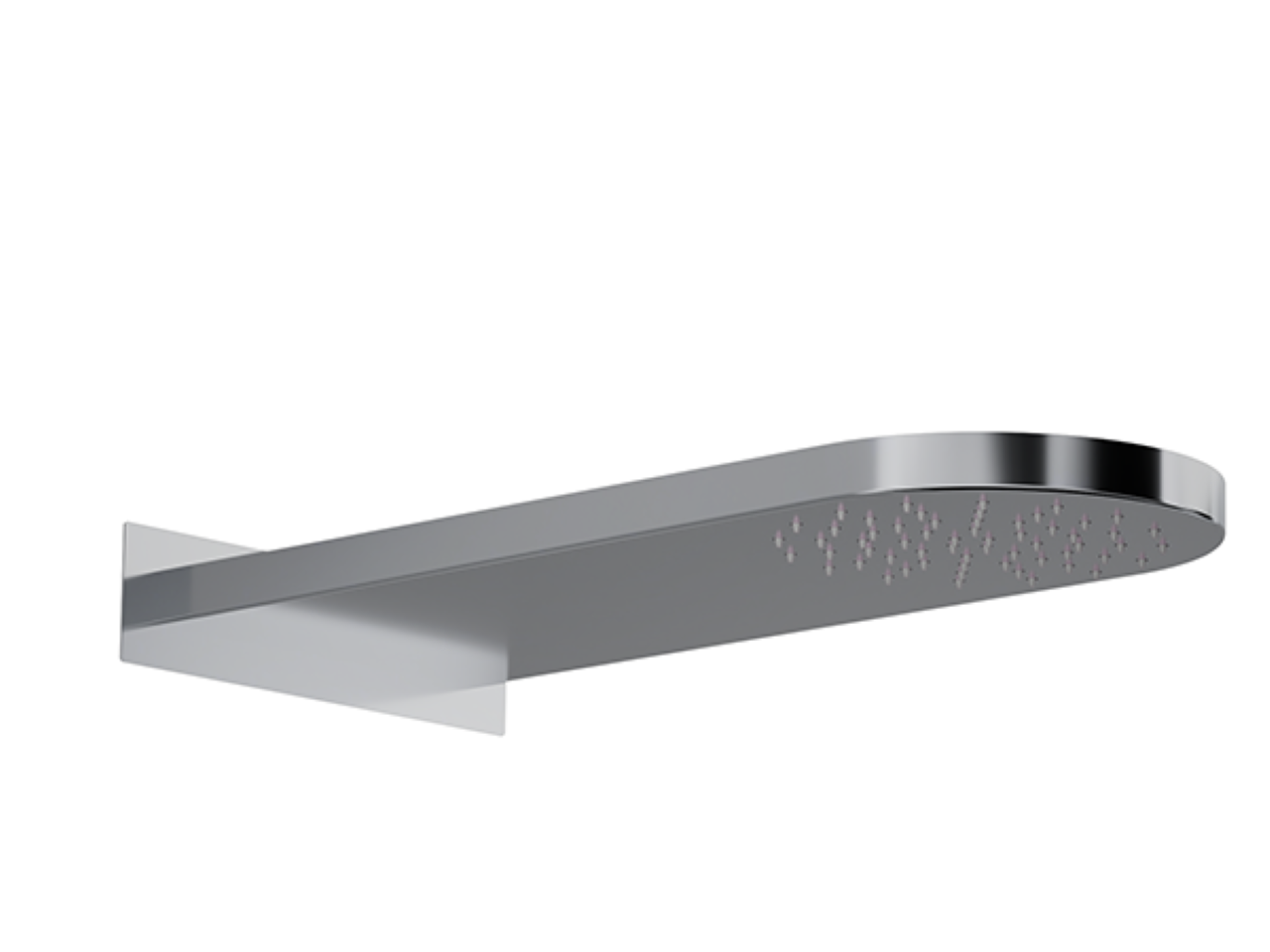 Soffione a parete rettangolare stondato ZEN SHOWER_ZS022020 -1